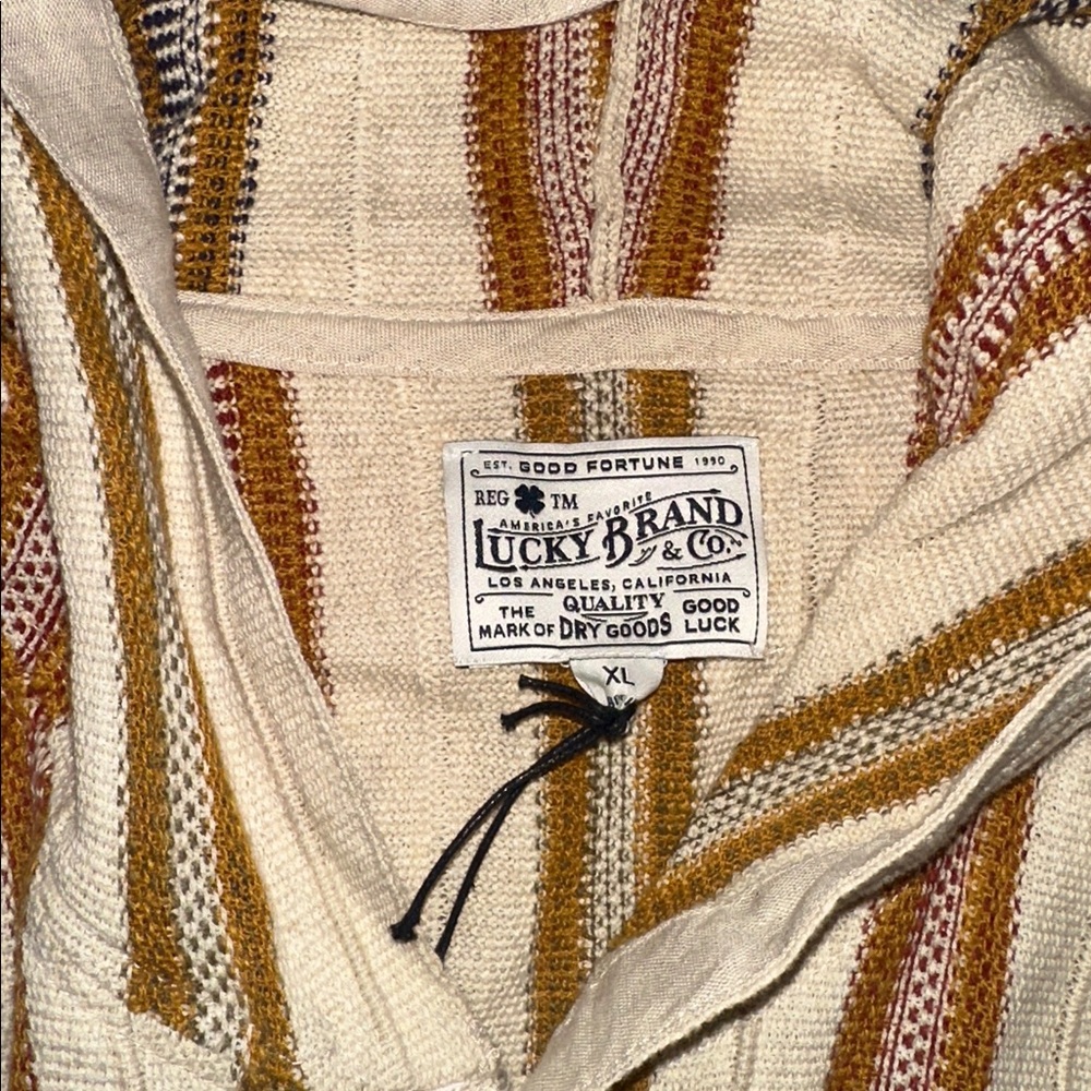 Men’s Lucky Brand Hooded Knit Shirt - Picture 2 of 3
